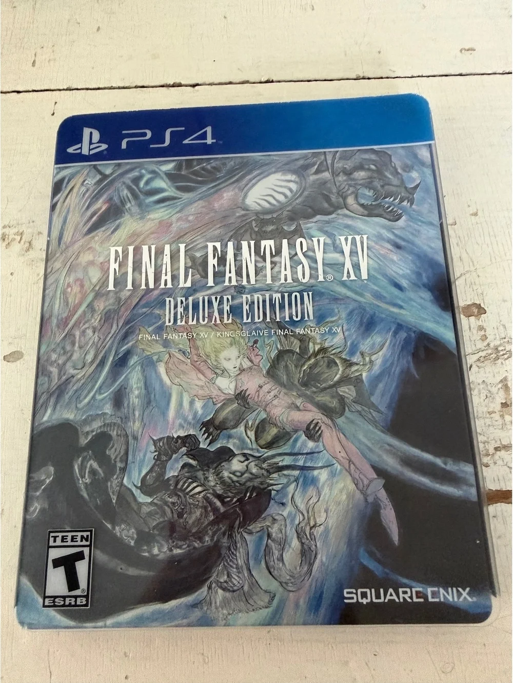 Final Fantasy XV Deluxe Edition PS4 Game with Steelbook Case and Bonus Content